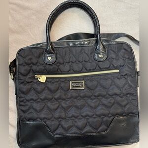 Betsey Johnson Quilted Laptop Bag